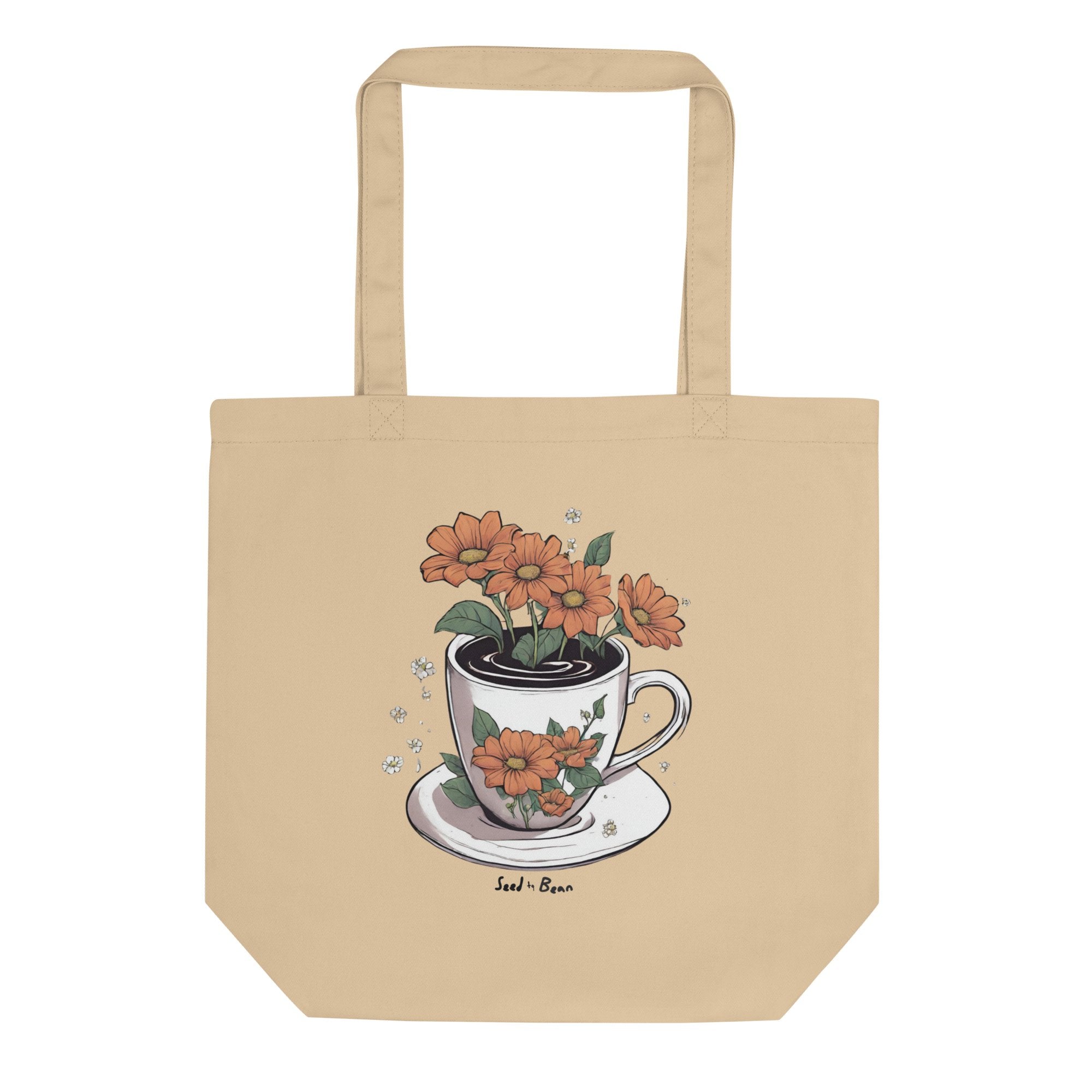 Coffee Bloom Eco Tote Bag - Seed to BeanTote BagSeed to Bean